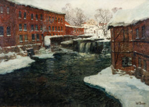 Frits Thaulow's Mill Scene (1885–1890)