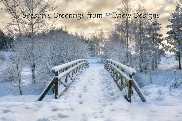 Winter Bridge Front Personalised