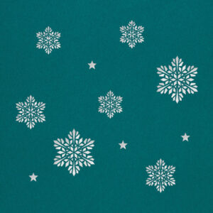 snowflake stars riviera blue