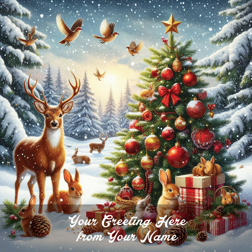 animal presents front personalised