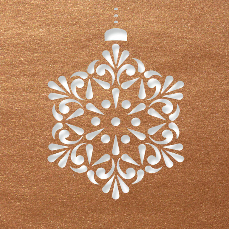 contemprary snowflake coppe