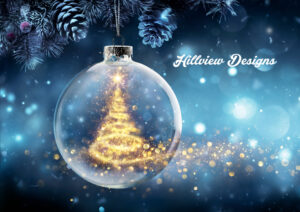 magical bauble front personalised