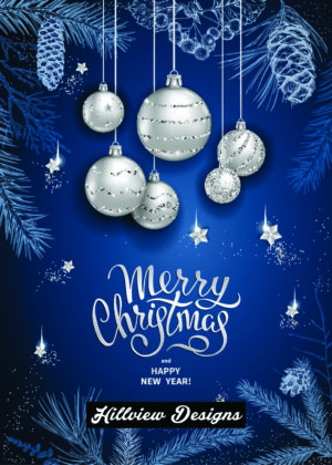 Silver Baubles Front Personalised