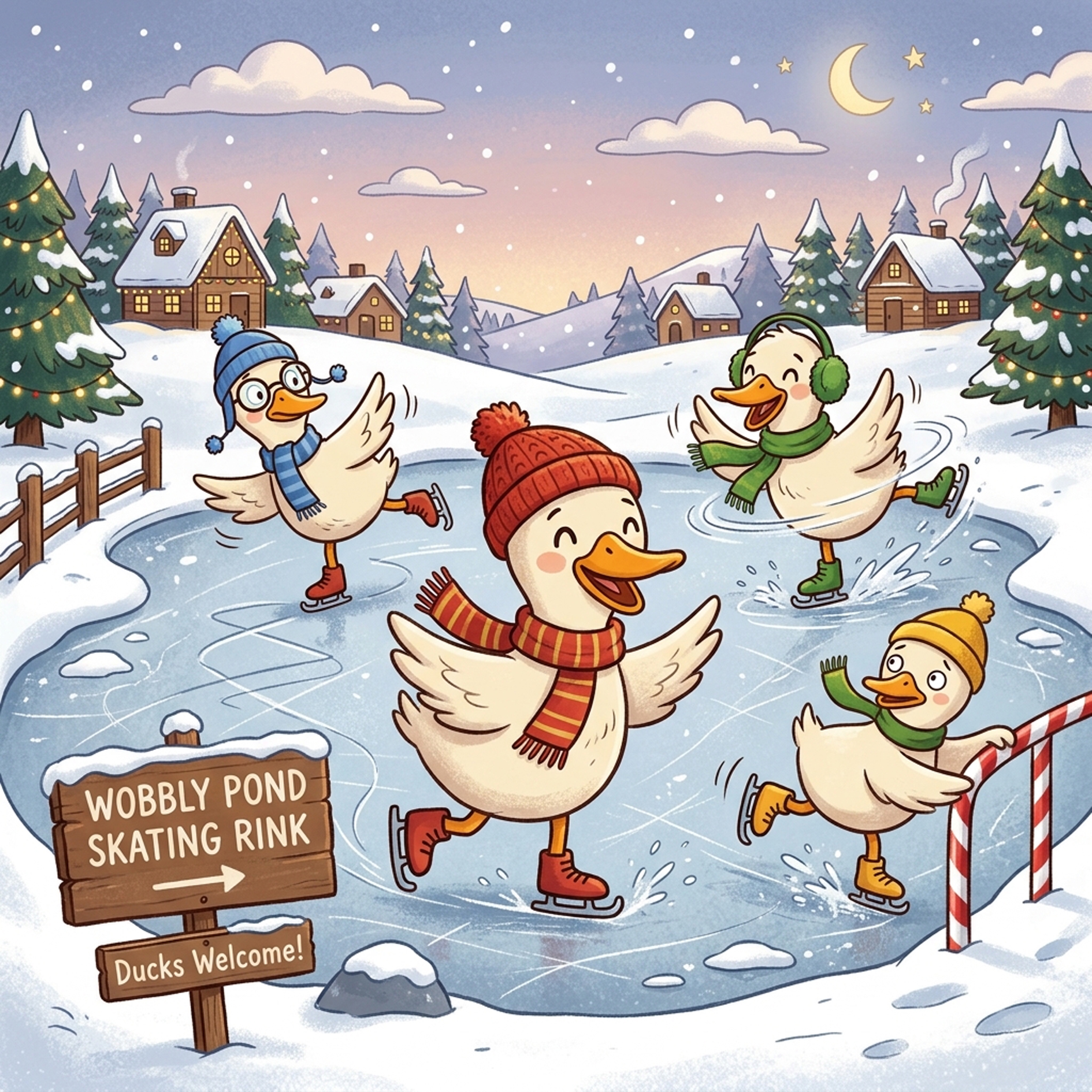 Skating Ducks