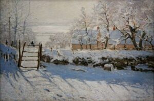 Claude Monet's The Magpie (1868-1869)
